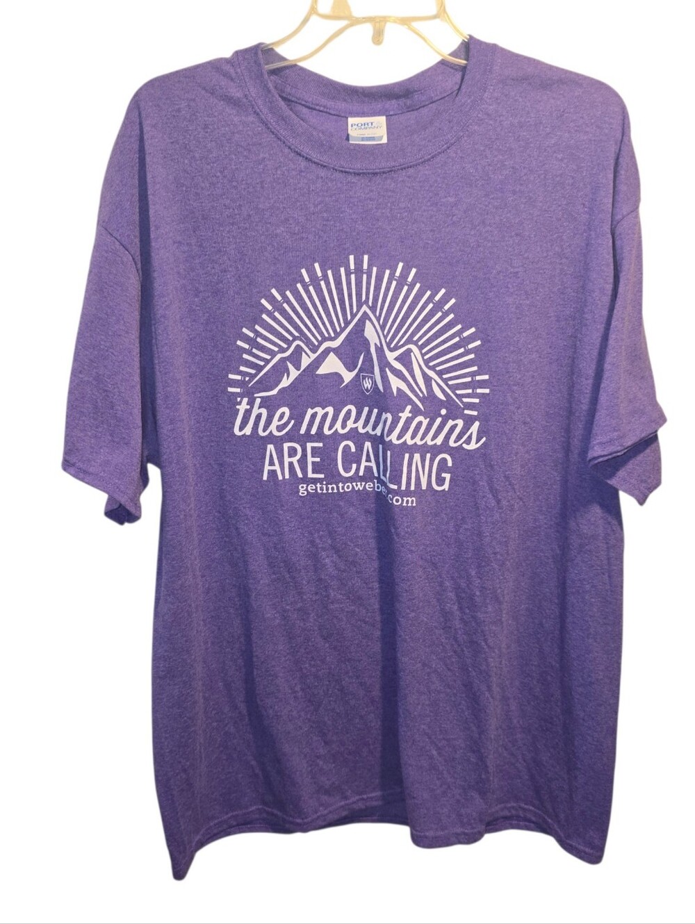 Whatcom Community College Sz. Xlarge Puple Unisex Tshirt Nwot